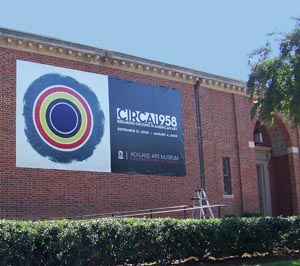 Ackland exterior banner