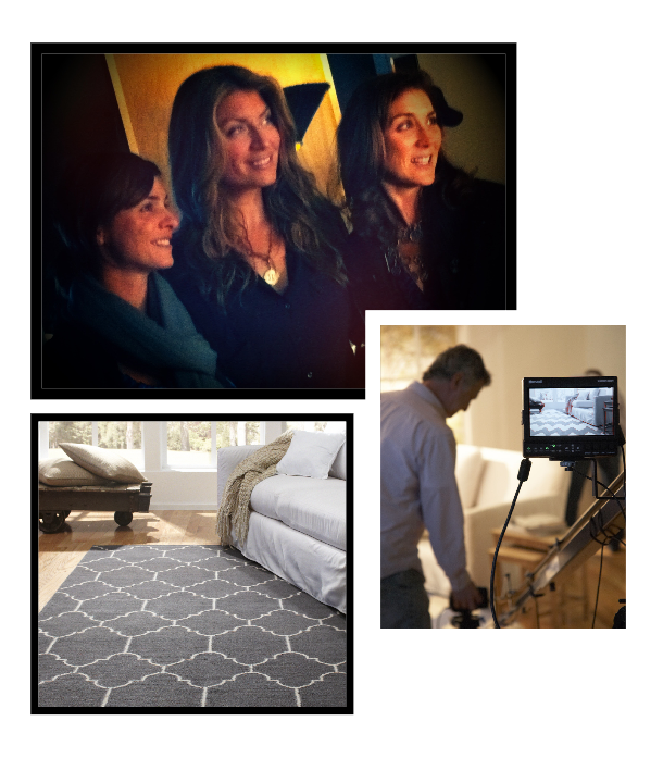 On set with Genevieve Gorder