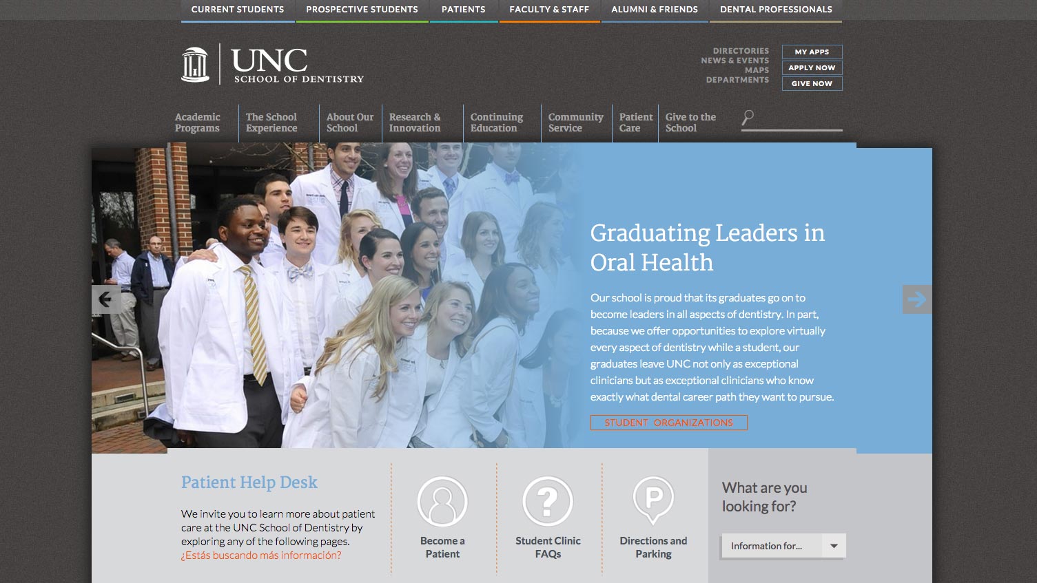 unc-dentistry-website