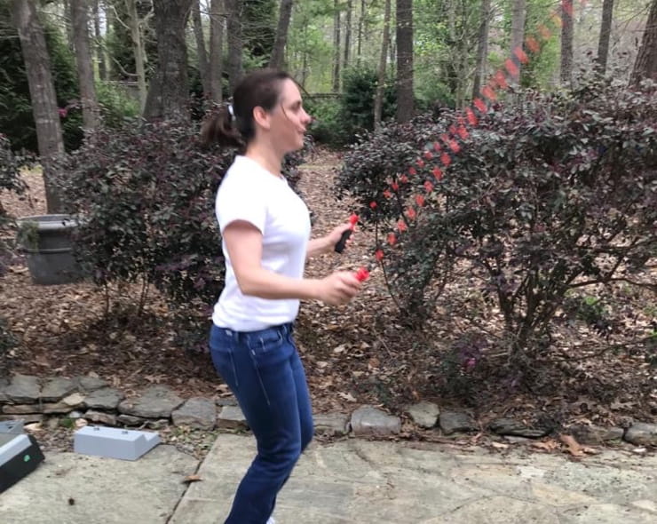 Sarah jump roping