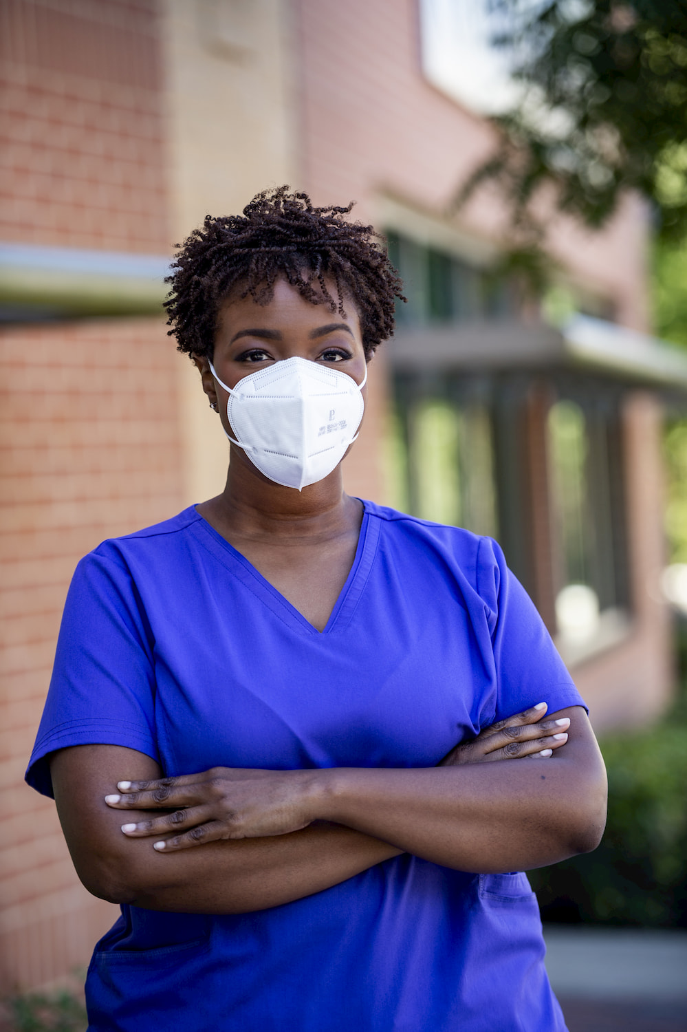 nurse wearing mask